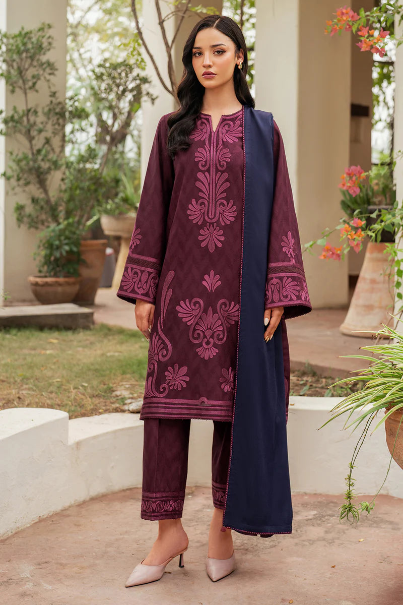 EMBROIDERED JACQUARD KHADDAR