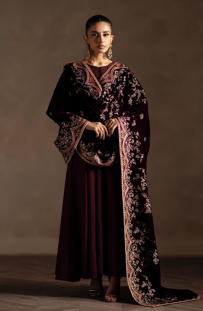 Ruvyn Velvet Shawl