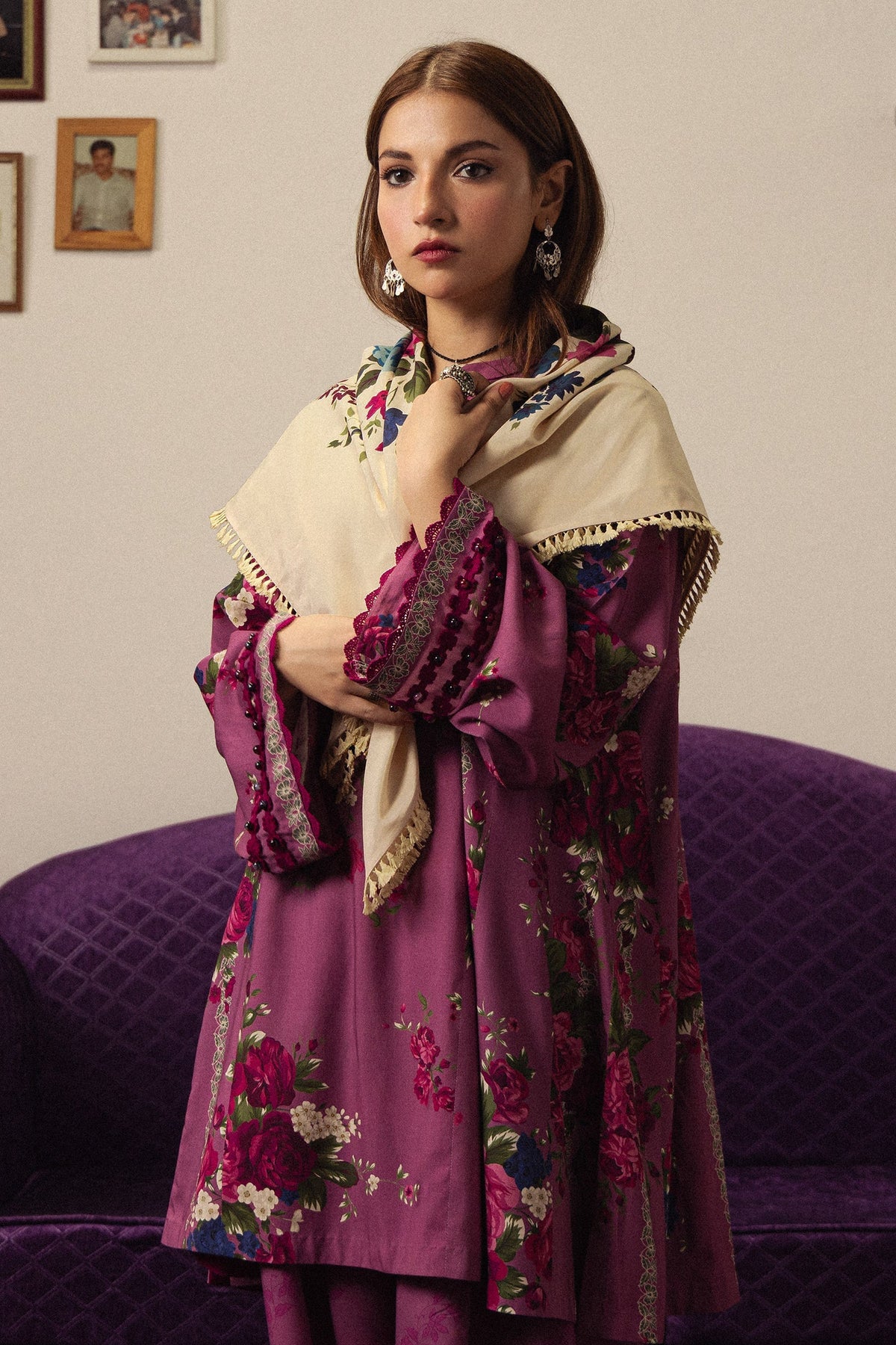 Katya 9A 3 Piece Printed Linen