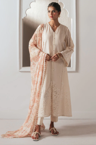 PEARL DEW-3PC CHIKANKARI SUIT