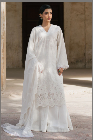 PEARL CHANTELLE-3PC CHIKANKARI SUIT