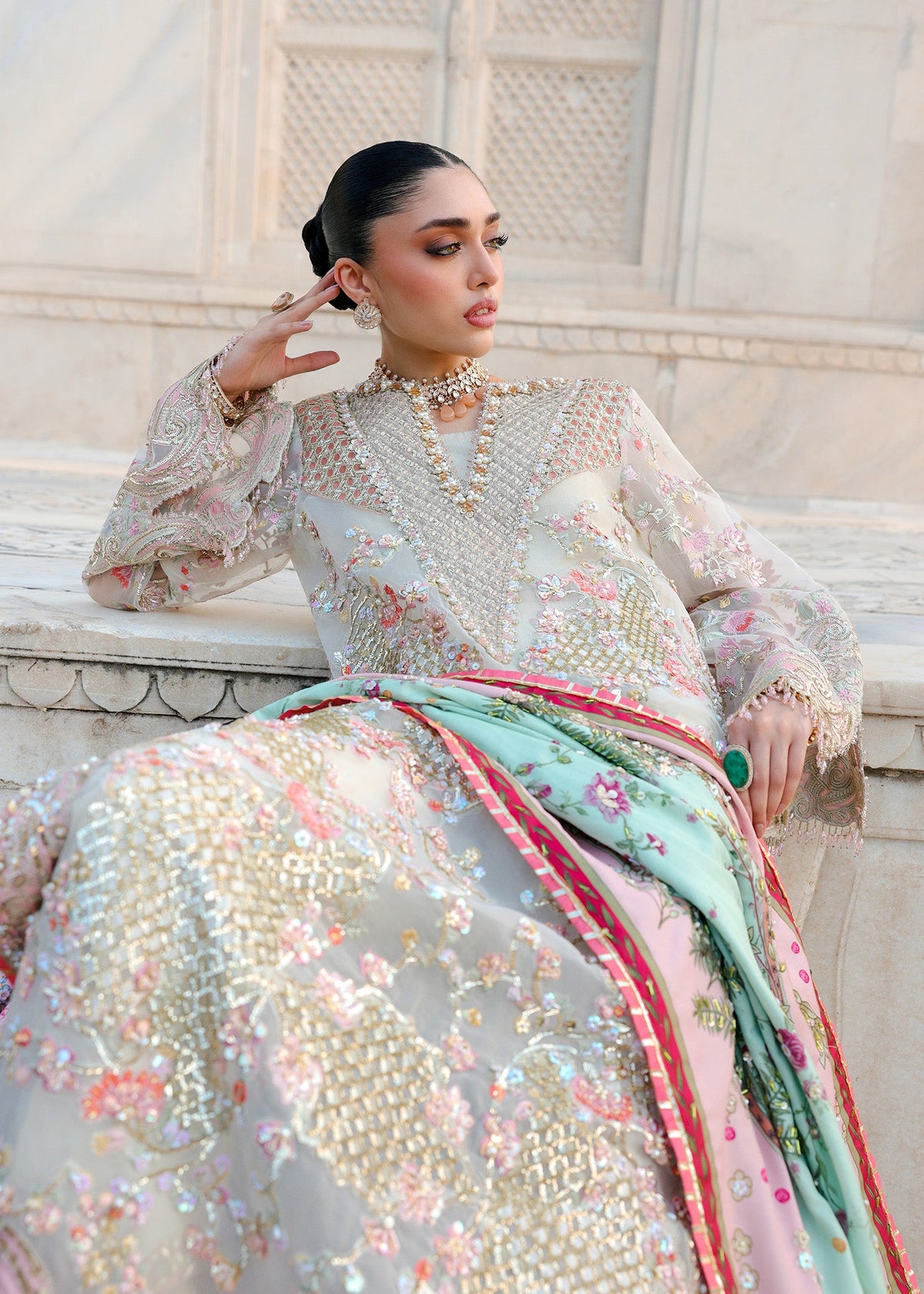 Camellia – Off White by Saira Shakira