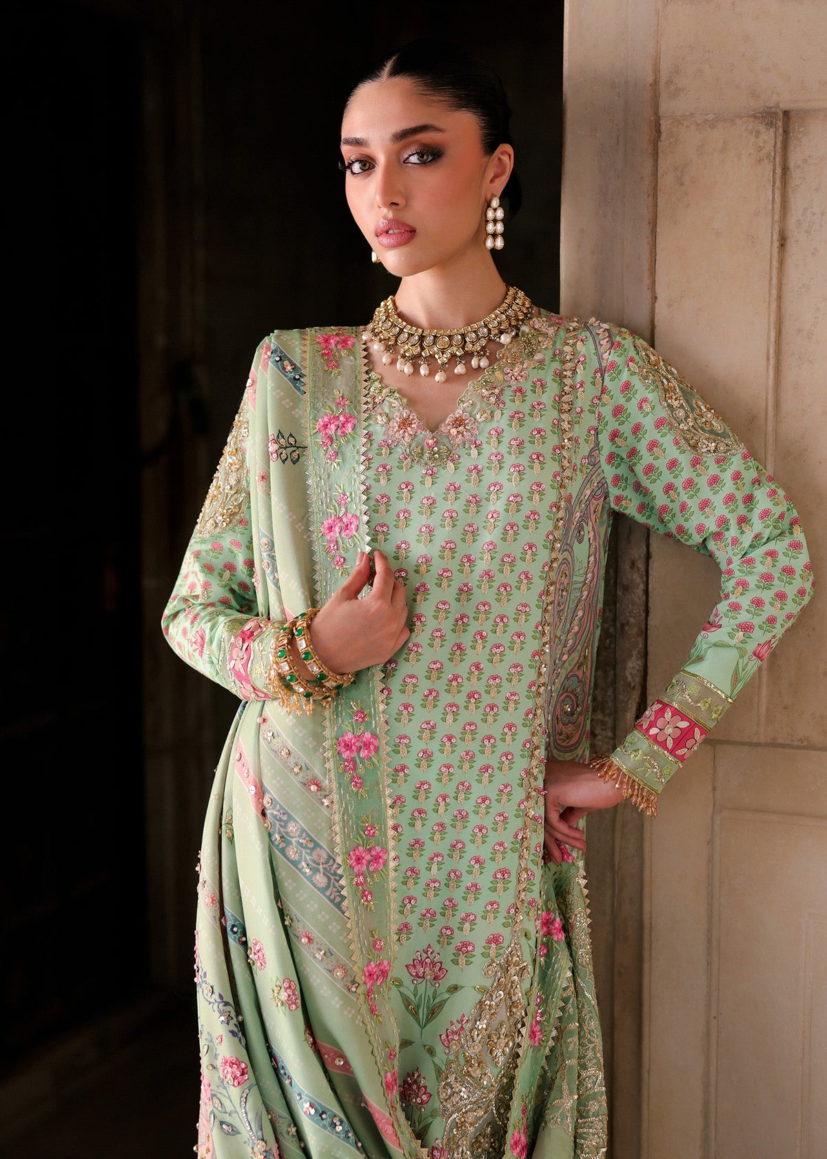 Lotus – Jade Green by Saira Shakira