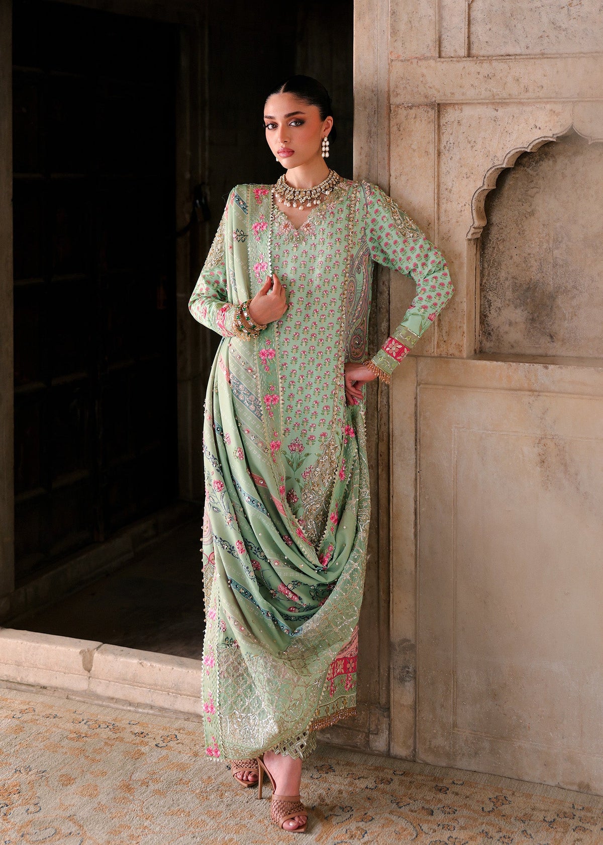 Lotus – Jade Green by Saira Shakira