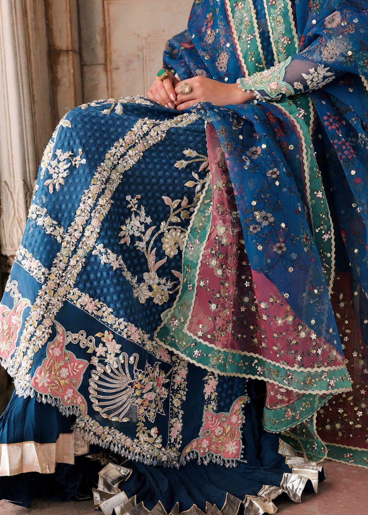 Iris – Navy Blue by Saira Shakira