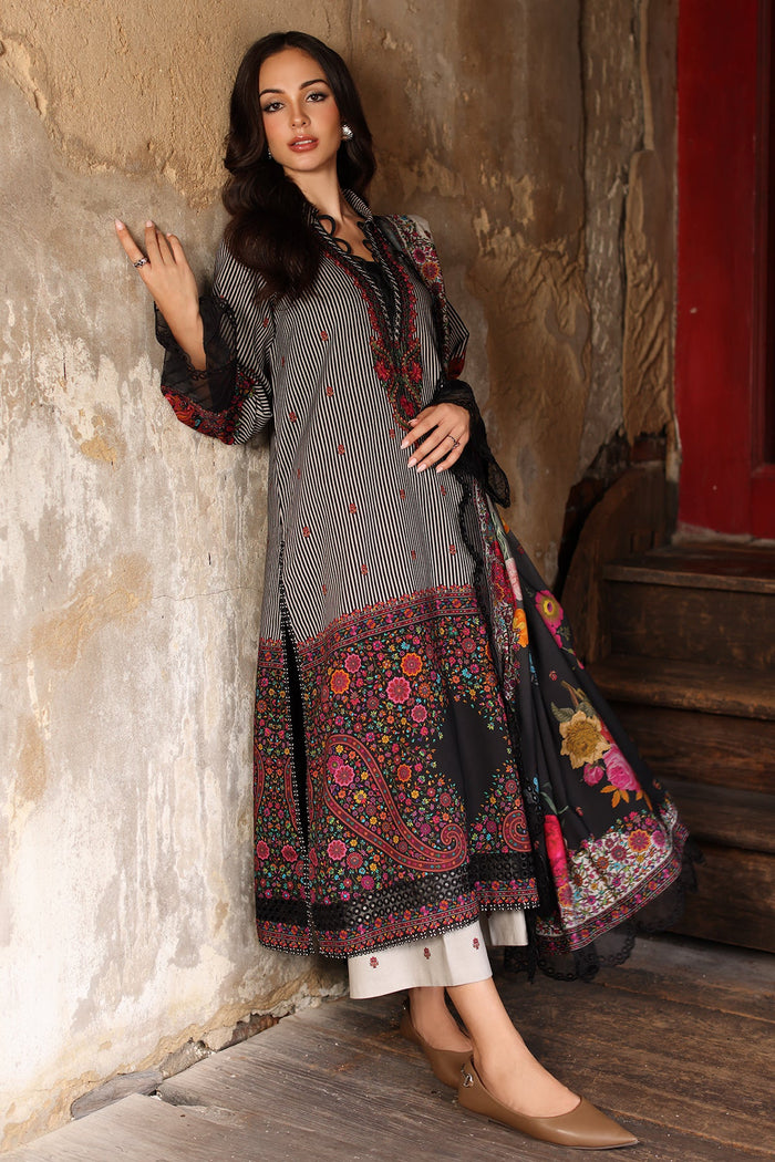 3 Piece Unstitched Linen ANW7-12