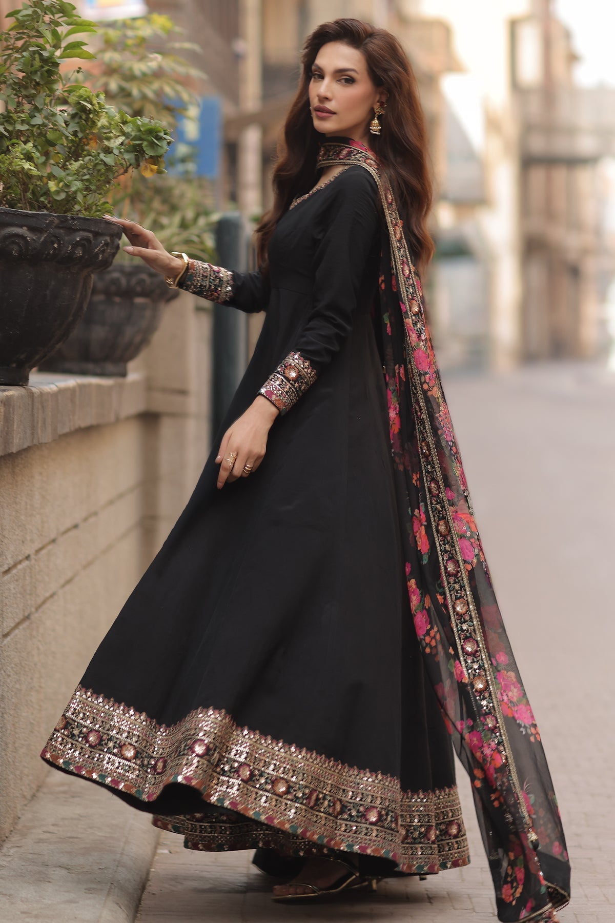 3 Pcs Stitched Raw Silk Pishwas CMA-6-430