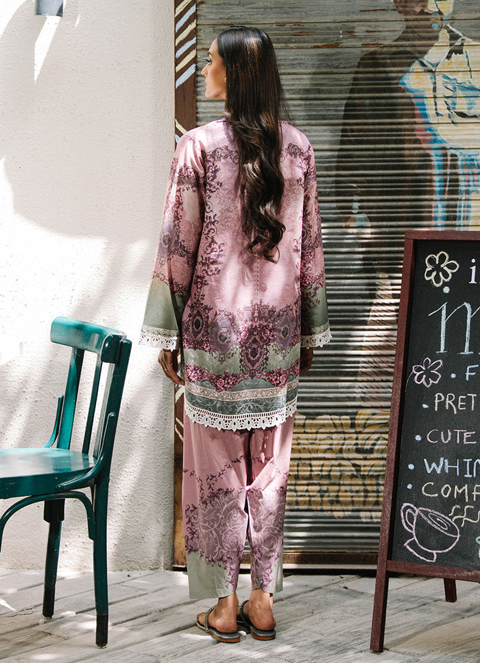 Printed Embroidered Co-ord Set 17038