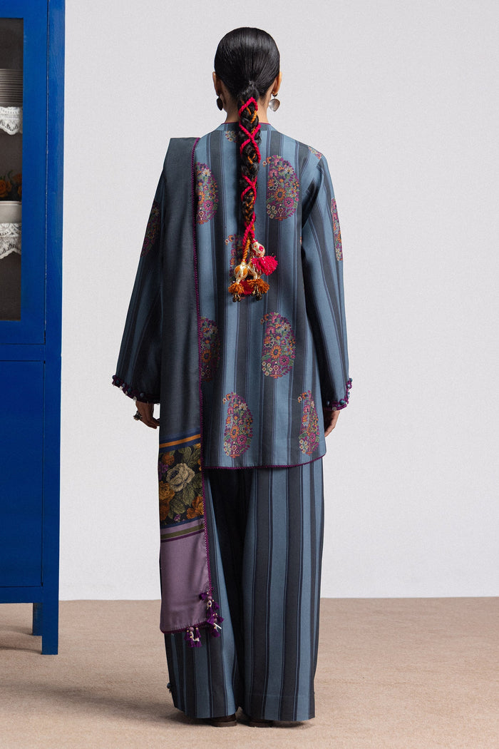 Rania 4B 3 Piece Printed Linen
