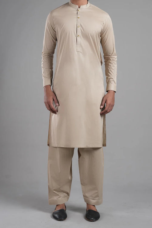 KAMEEZ SHALWAR BEIGE