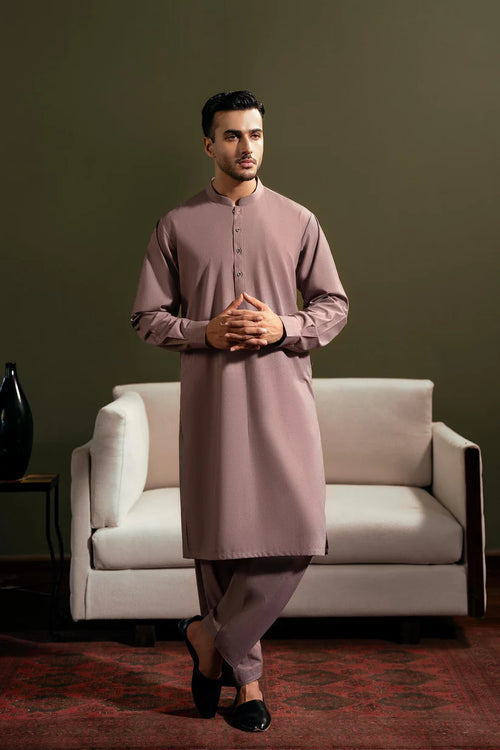 SHALWAR KAMEEZ-ROS-WOOL SKU: RON-7966