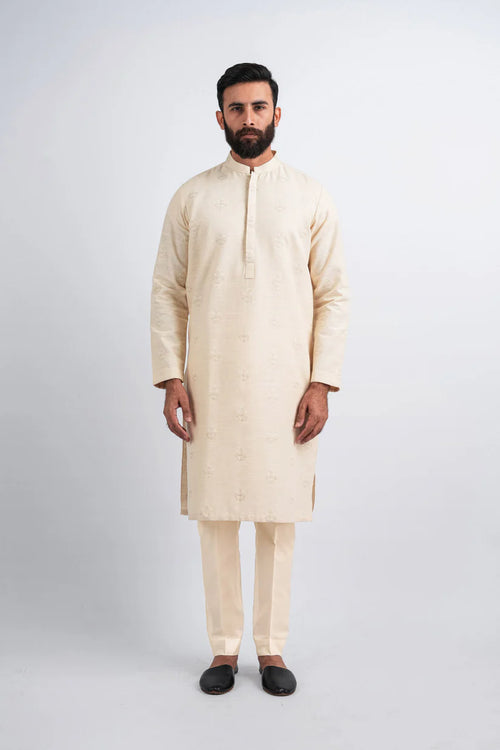 KURTA-TROUSER-O-WHITE