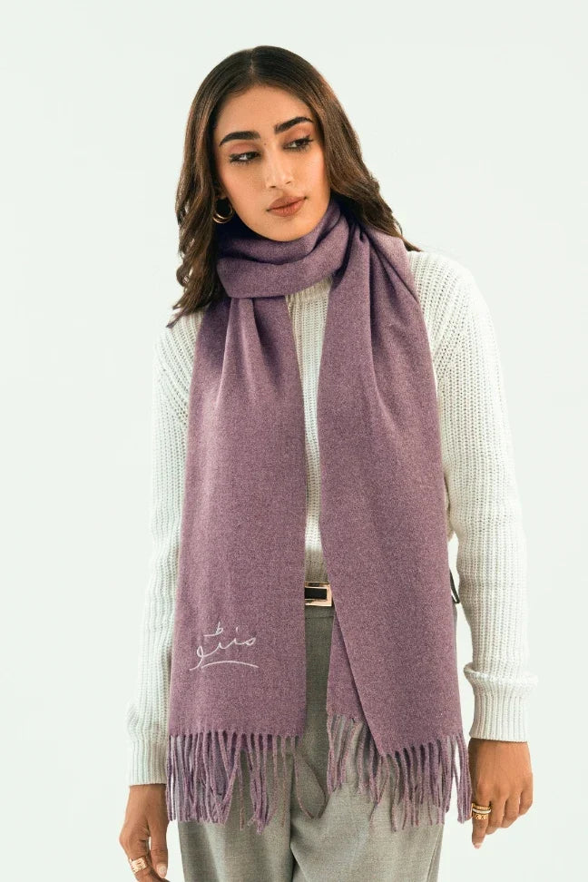 Cashmere Stole - Dusky Mauve