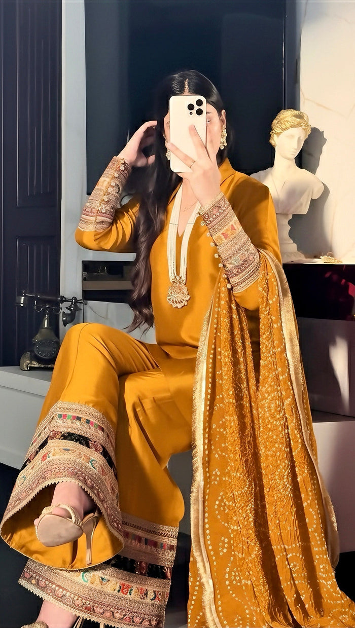 Noore Set - Mustard