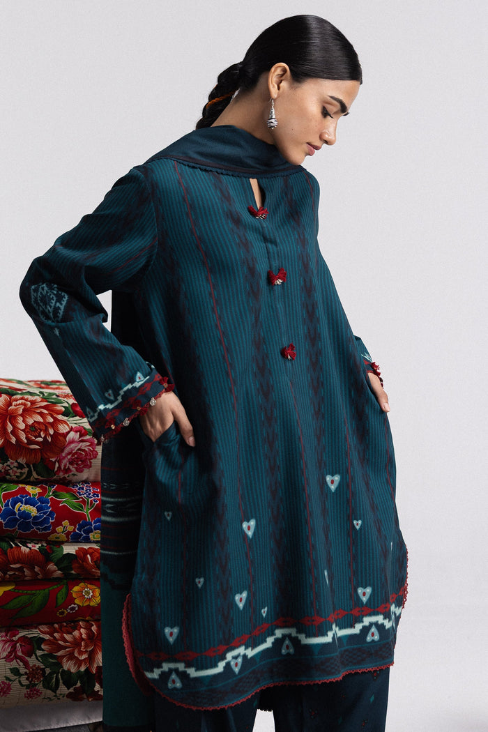 Leela 10B 3 Piece Printed Linen