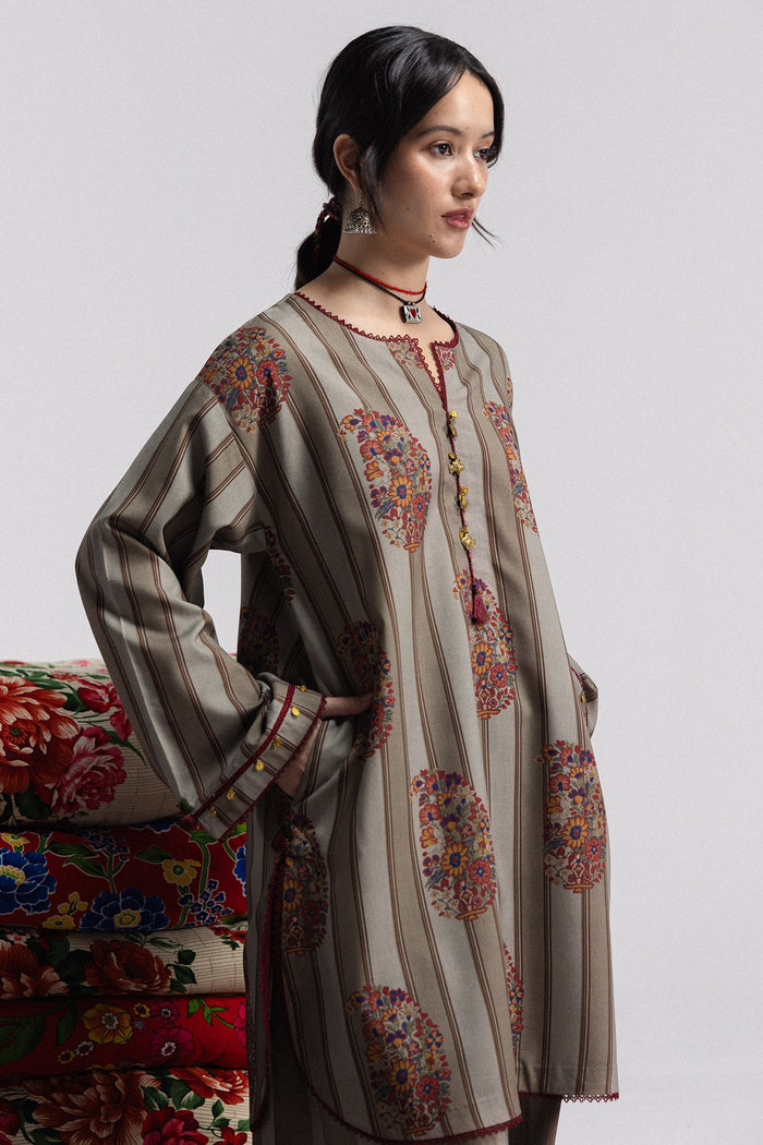 Rania 4A 3 Piece Printed Linen