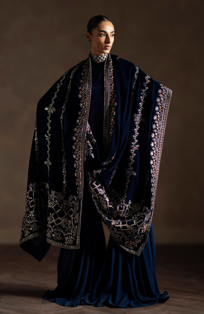 Avelyn Velvet Shawl