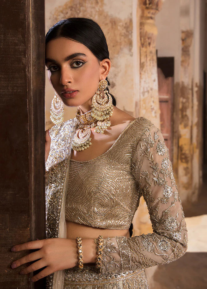 Pakistani Bridal Dress in choli Lehenga Style