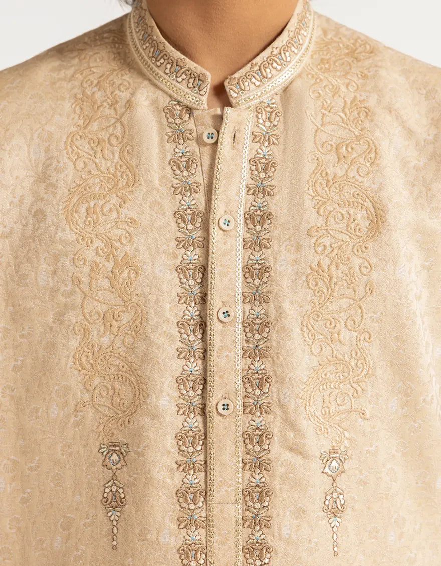 Fawn Boys Formal Kurta