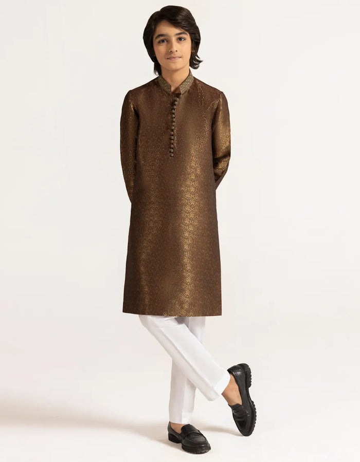 Multicolor Boys Formal Kurta