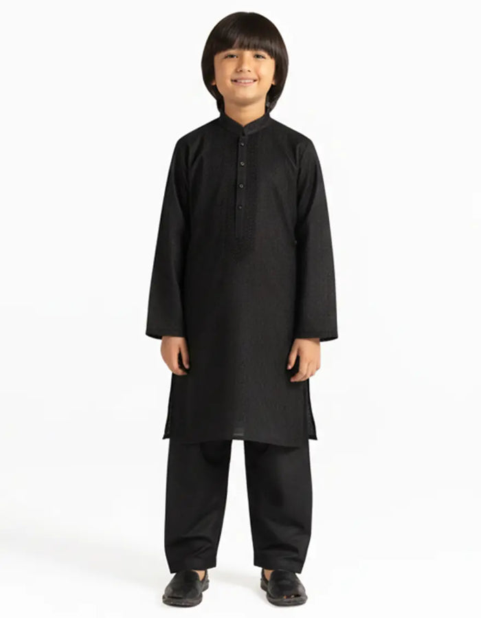 Dark Green Boys Formal Kurta