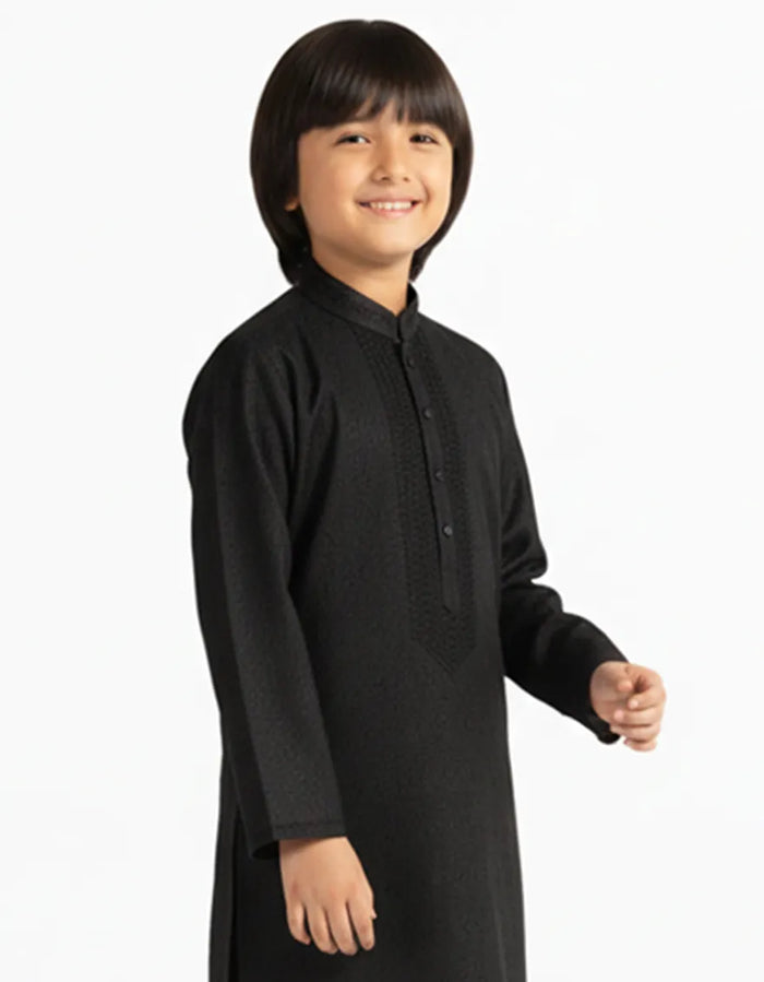 Dark Green Boys Formal Kurta