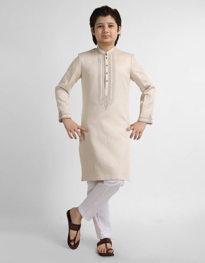 Fawn Boys Formal Kurta