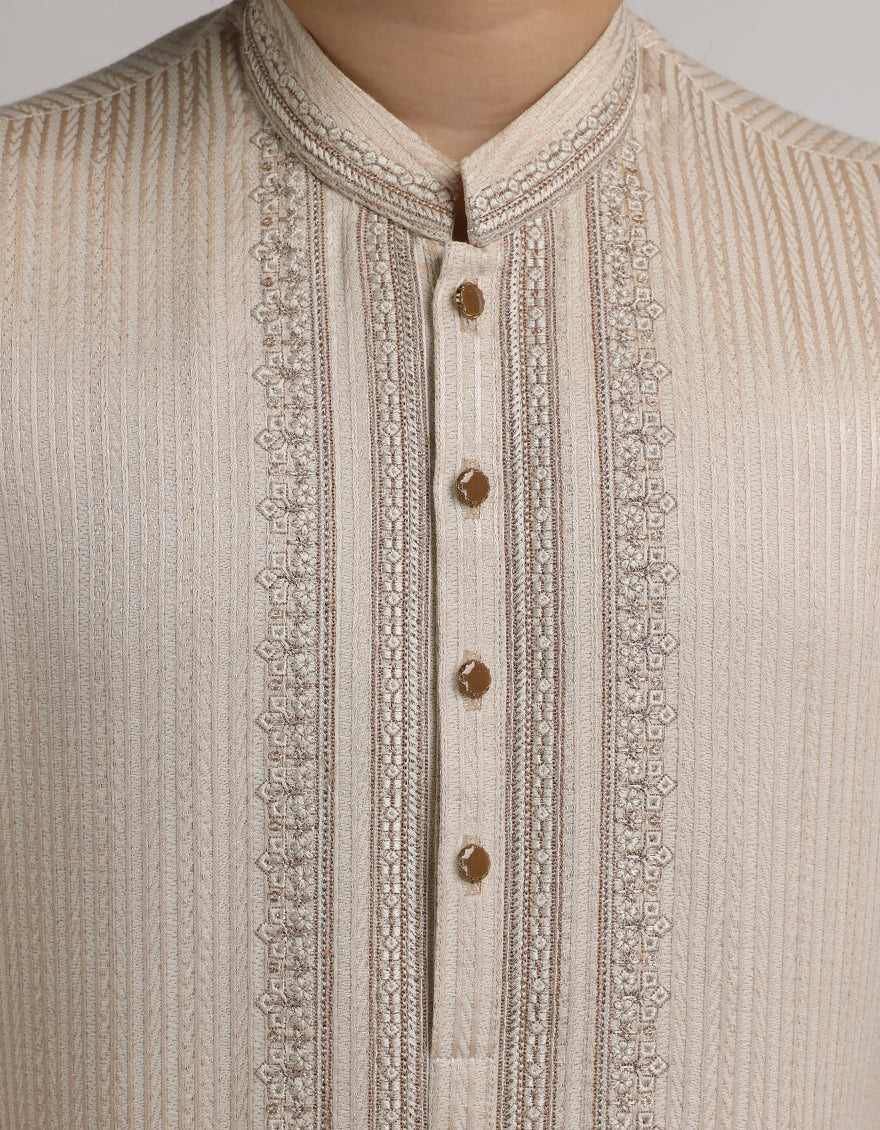 Fawn Boys Formal Kurta