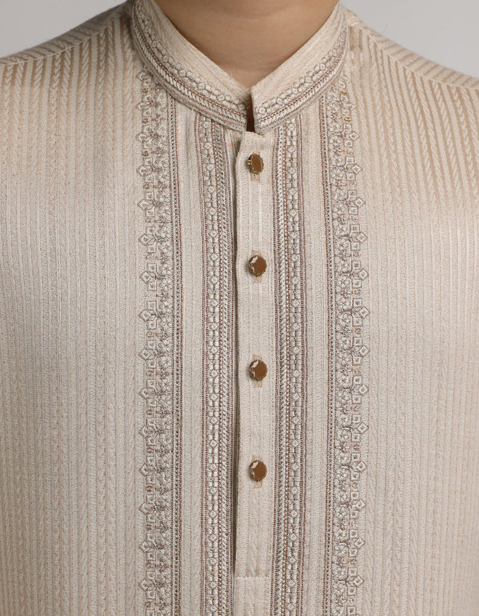 Fawn Boys Formal Kurta