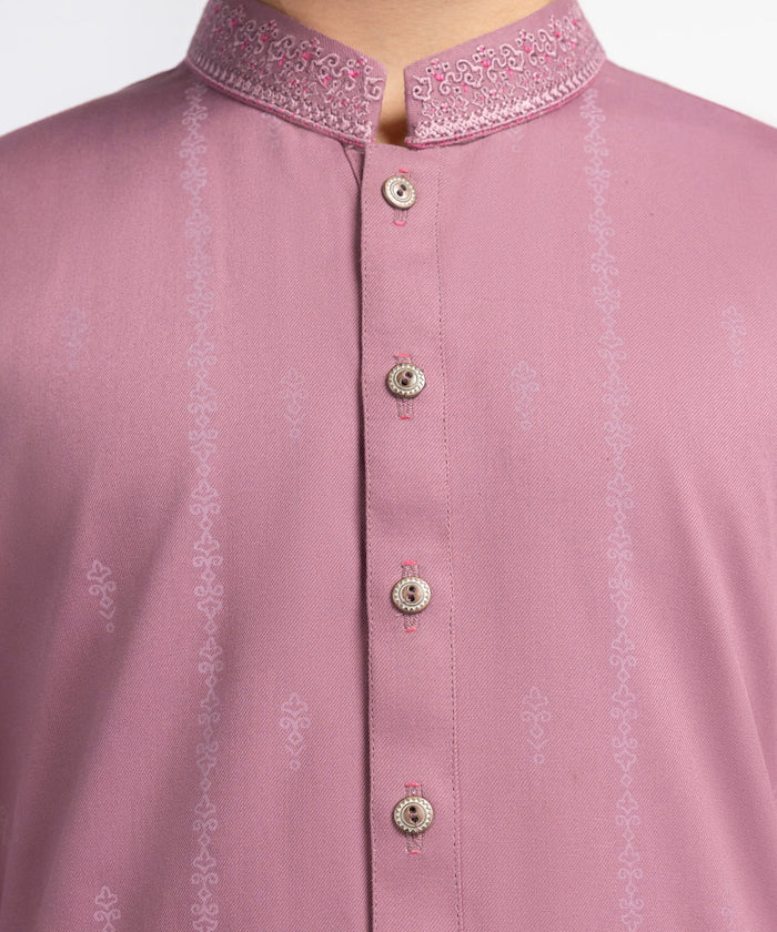 Onion Pink Semi-Formal Kameez Shalwar