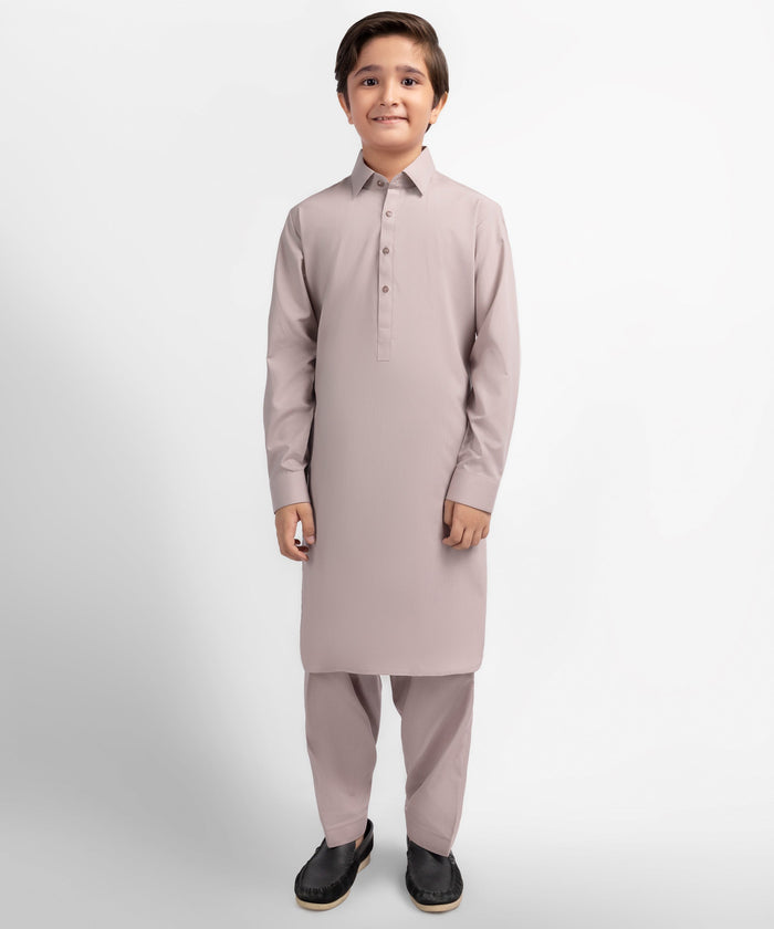 Light Purple Plain Kameez Shalwar