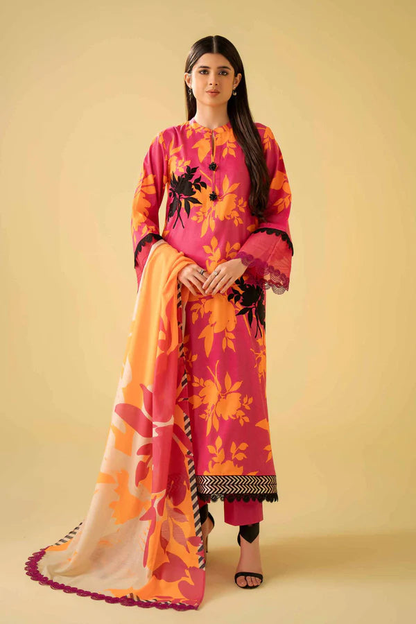 2 Piece - Printed Embroidered Suit - 42401570