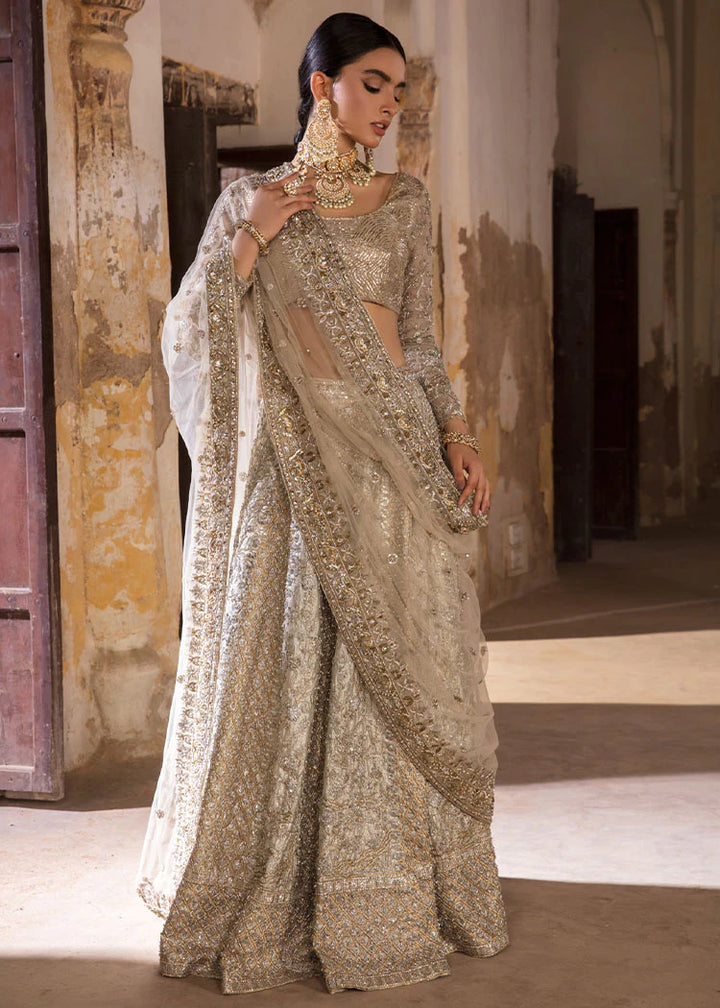 Pakistani Bridal Dress in choli Lehenga Style