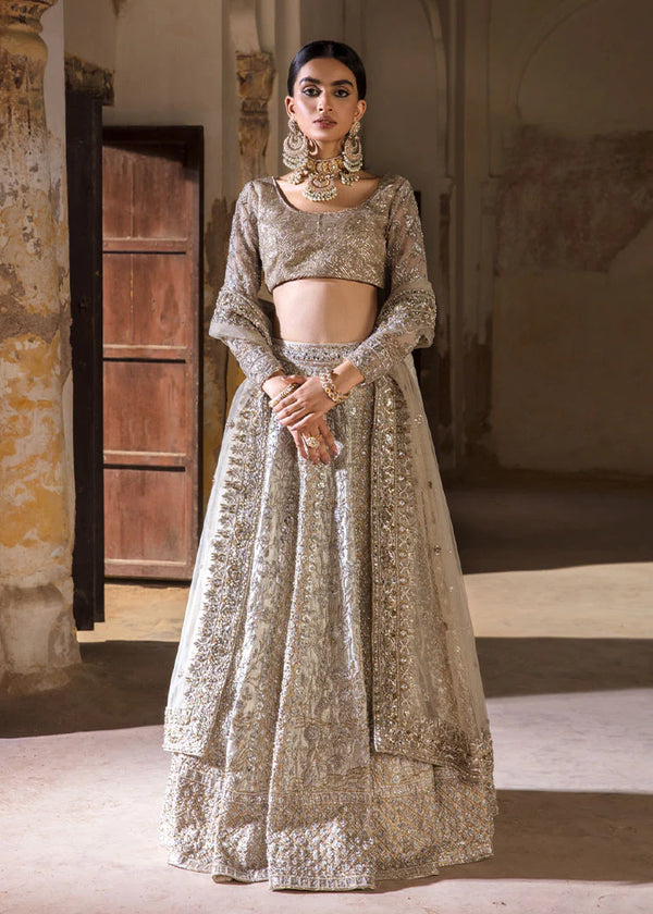 Pakistani Bridal Dress in choli Lehenga Style