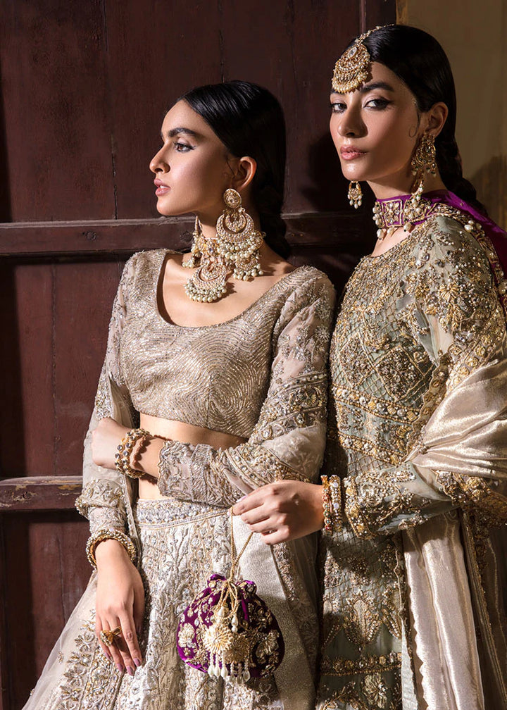 Pakistani Bridal Dress in choli Lehenga Style