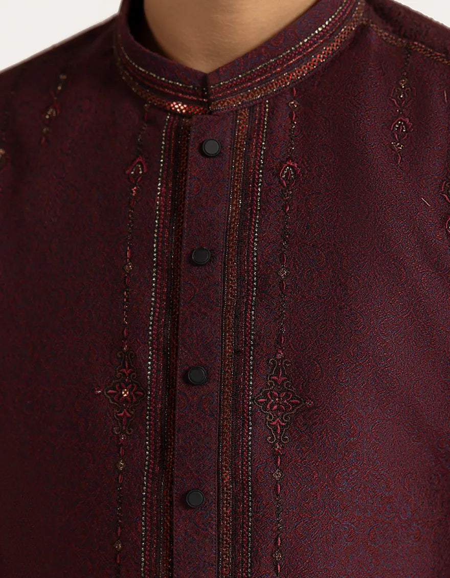 Plum Boys Formal Kurta