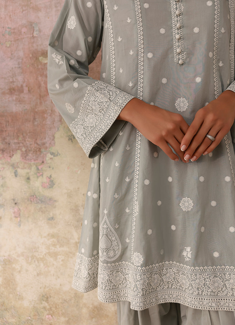 Embroidered 3 Piece Suit 17018