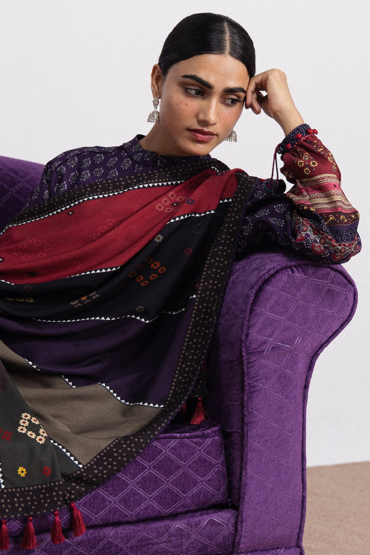 Anika 3B 3 Piece Printed Linen