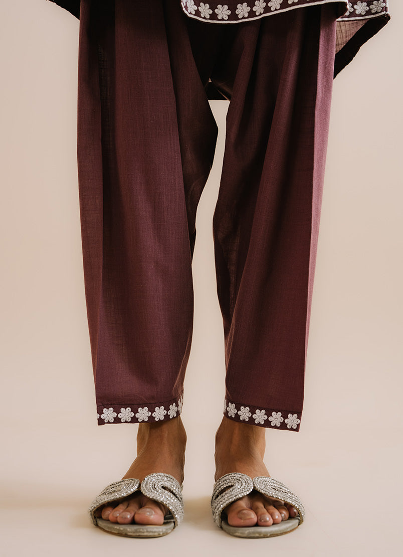 Embroidered Co-ord Set 16958