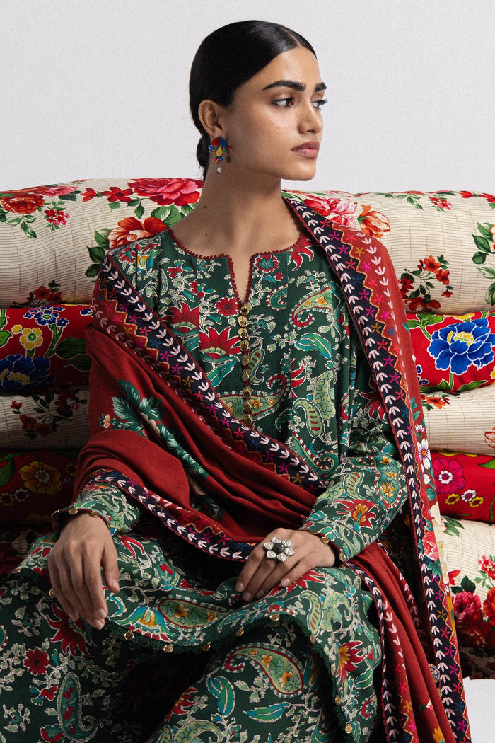 Sofia 6B 3 Piece Printed Linen