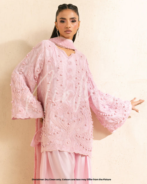 Pink Azalea Dupatta (PRE-ORDER)