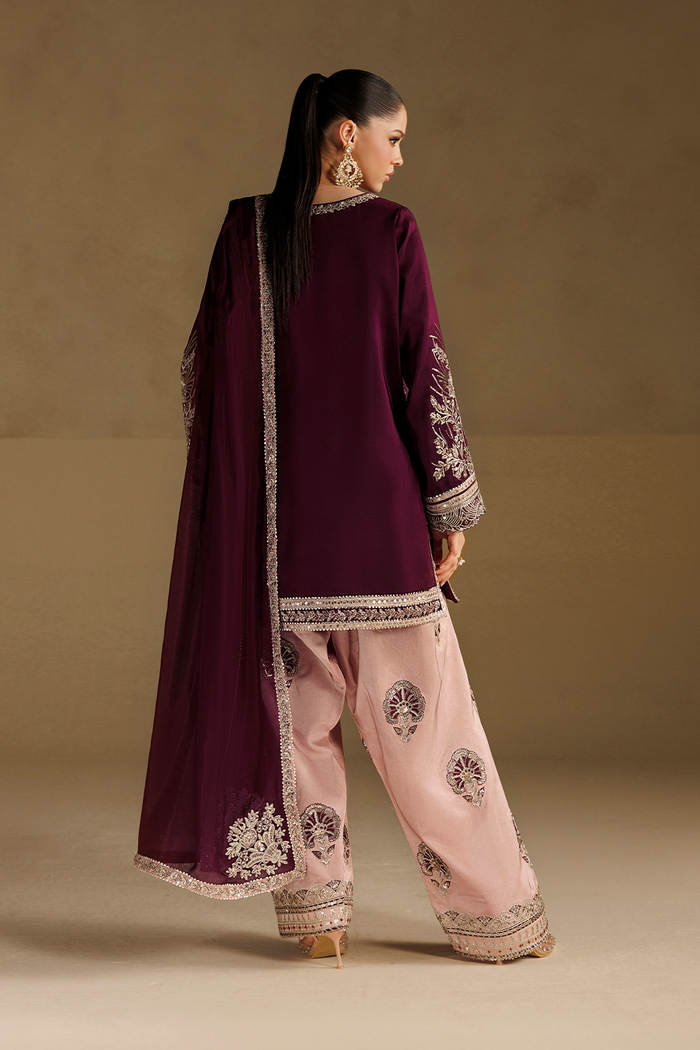 UE-733 Embroidered Ramen Silk