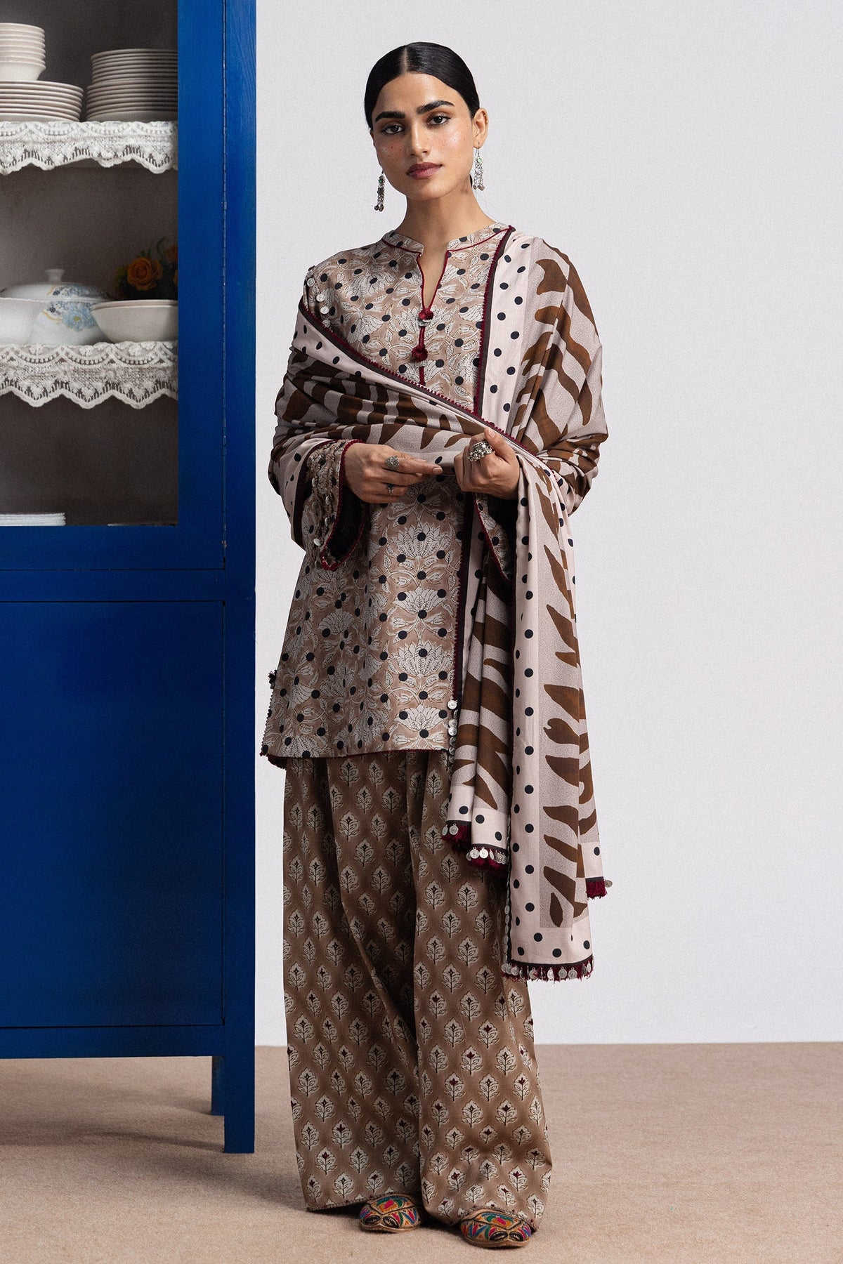 Elowen 7B 3 Piece Printed Linen