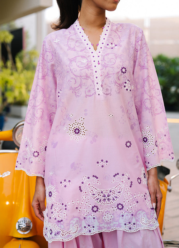 Printed Embroidered Co-ord Set 17103