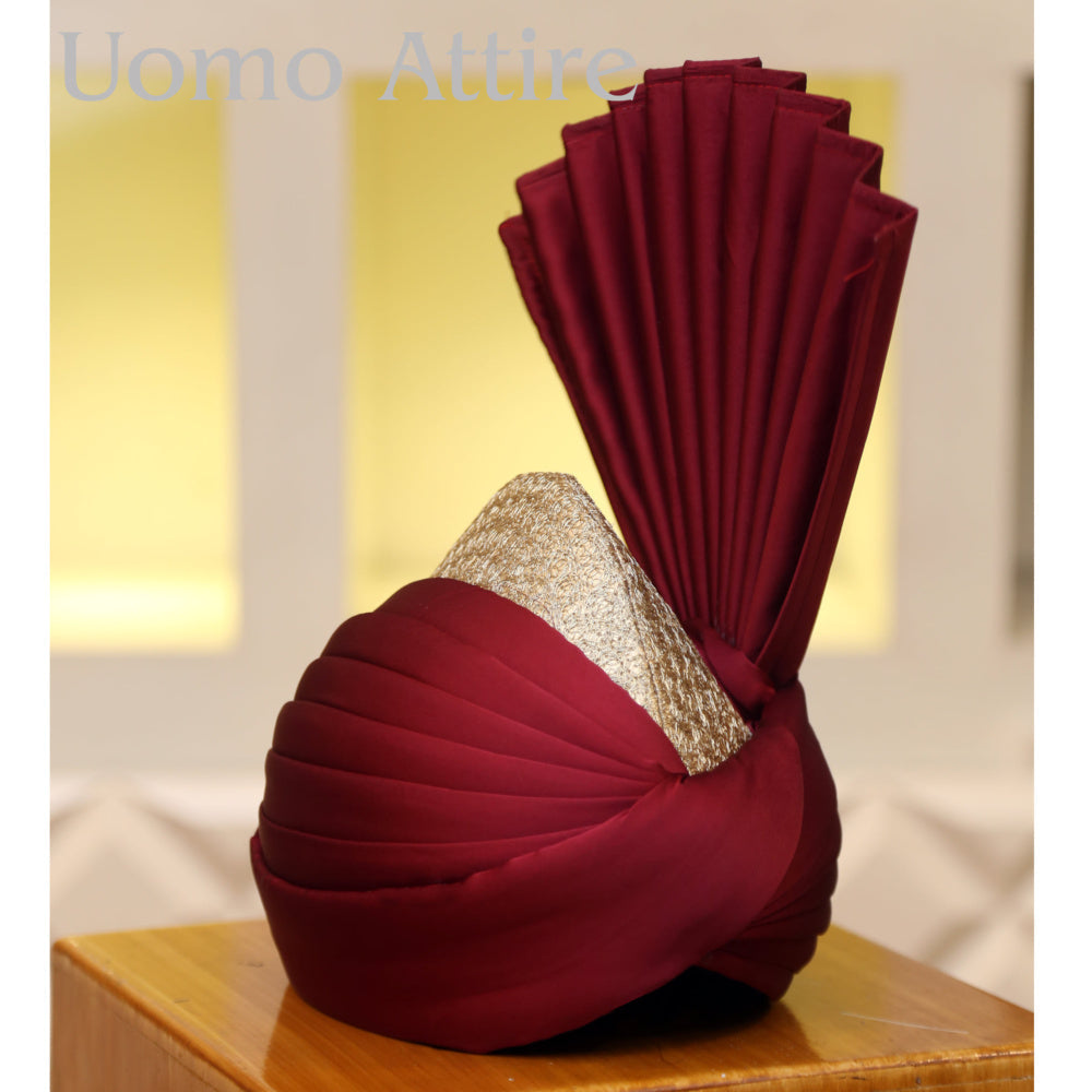 Short Shimla Pure Imported Silk Customized Turban