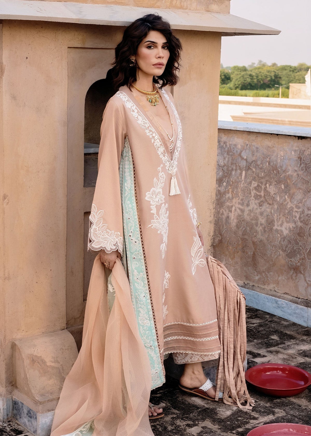 Nawabi Notes 4 Piece Rawsilk