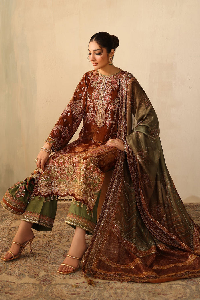 Embroidered Velvet UF-4317