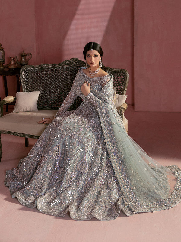 Pakistani Dress in Bridal Gown Lehenga Style