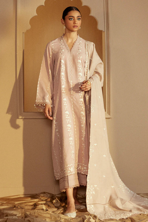 MOONLIGHT MUSE-3 PC MARINA EMBROIDERED SUIT