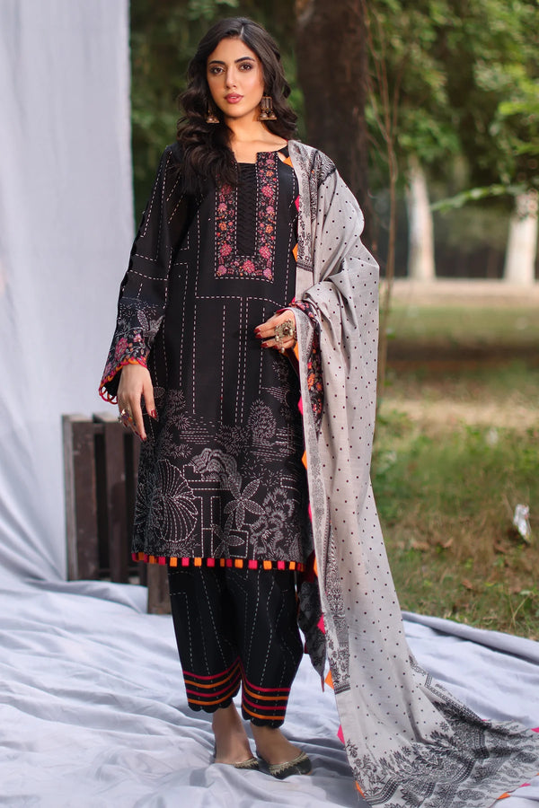 3-PC Printed Khaddar Collection CPW4-15